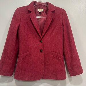 Talbots vintage wool women blazer size 2
